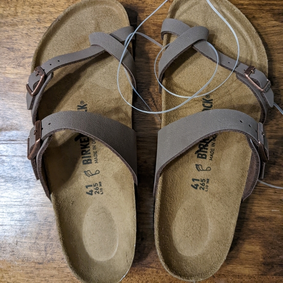 Birkenstock Shoes - BIRKENSTOCK Mayari Birko-Flor Sandal Brown NWOT